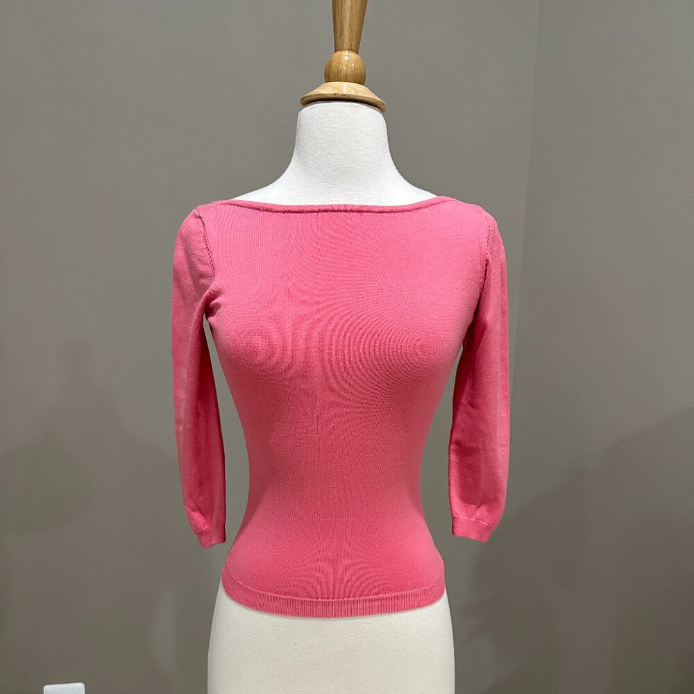 New Moda International silk/cotton fitted top